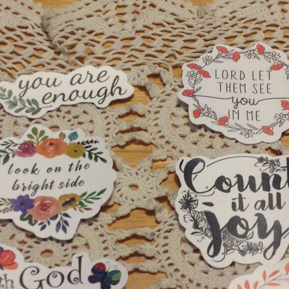 Bible Quotes and Christian Inspiration Stickers Bundle - Picture 5 of 7